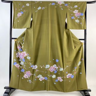 訪問着 身丈160cm 裄丈65cm 正絹 秀品 【中古】(着物)