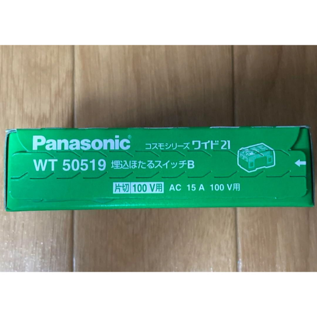 Panasonic(パナソニック)のWT50519 ほたるスイッチB 片切スイッチ Panasonic パナソニック インテリア/住まい/日用品のライト/照明/LED(その他)の商品写真
