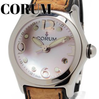 コルム(CORUM)の【良品】CORUM バブル 39.250.20 レディース腕時計 コルム ピンク(腕時計)