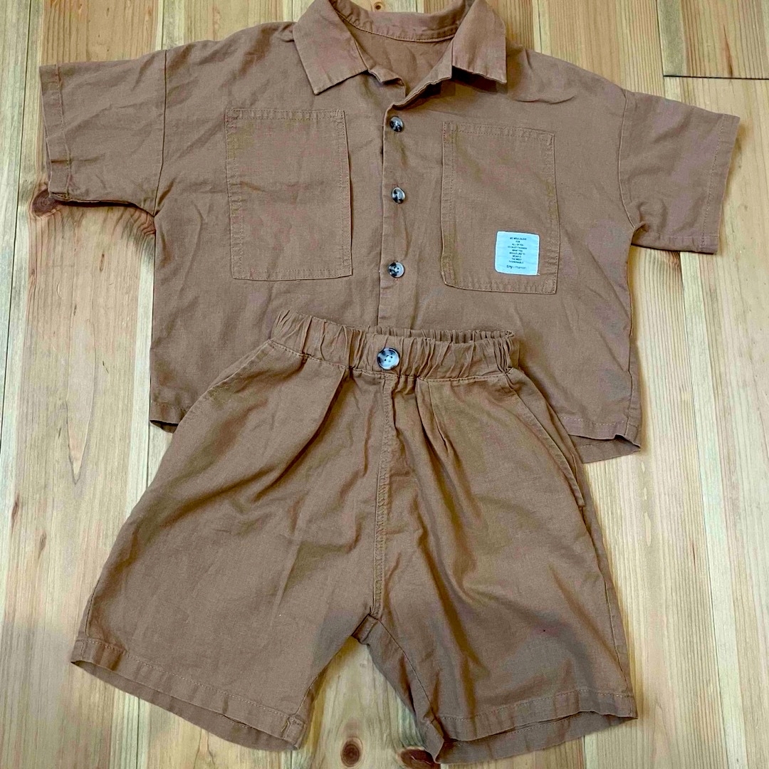 バースデイセットアップ　110㎝ キッズ/ベビー/マタニティのキッズ服男の子用(90cm~)(その他)の商品写真