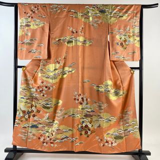 訪問着 身丈156cm 裄丈63.5cm 正絹 美品 秀品 【中古】(着物)