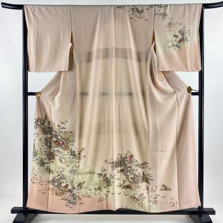 訪問着 身丈157cm 裄丈65.5cm 正絹 秀品 【中古】(着物)