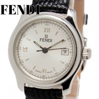 FENDI - 【美品】FENDI 210L レディース腕時計 フェンディ 白文字盤 新品ベルト