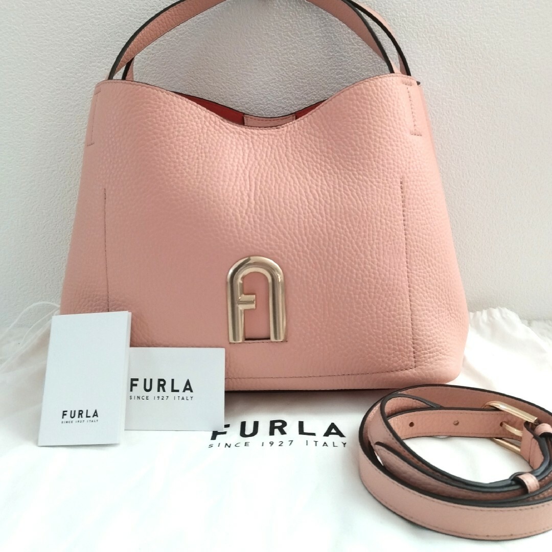 Furla(フルラ)の美品　FURLA　プリムラ　2way　ハンドバッグ　ショルダーバッグ　レザー レディースのバッグ(ハンドバッグ)の商品写真