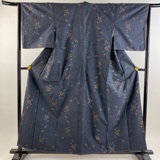 紬 身丈158cm 裄丈64cm 正絹 美品 秀品 【中古】(着物)