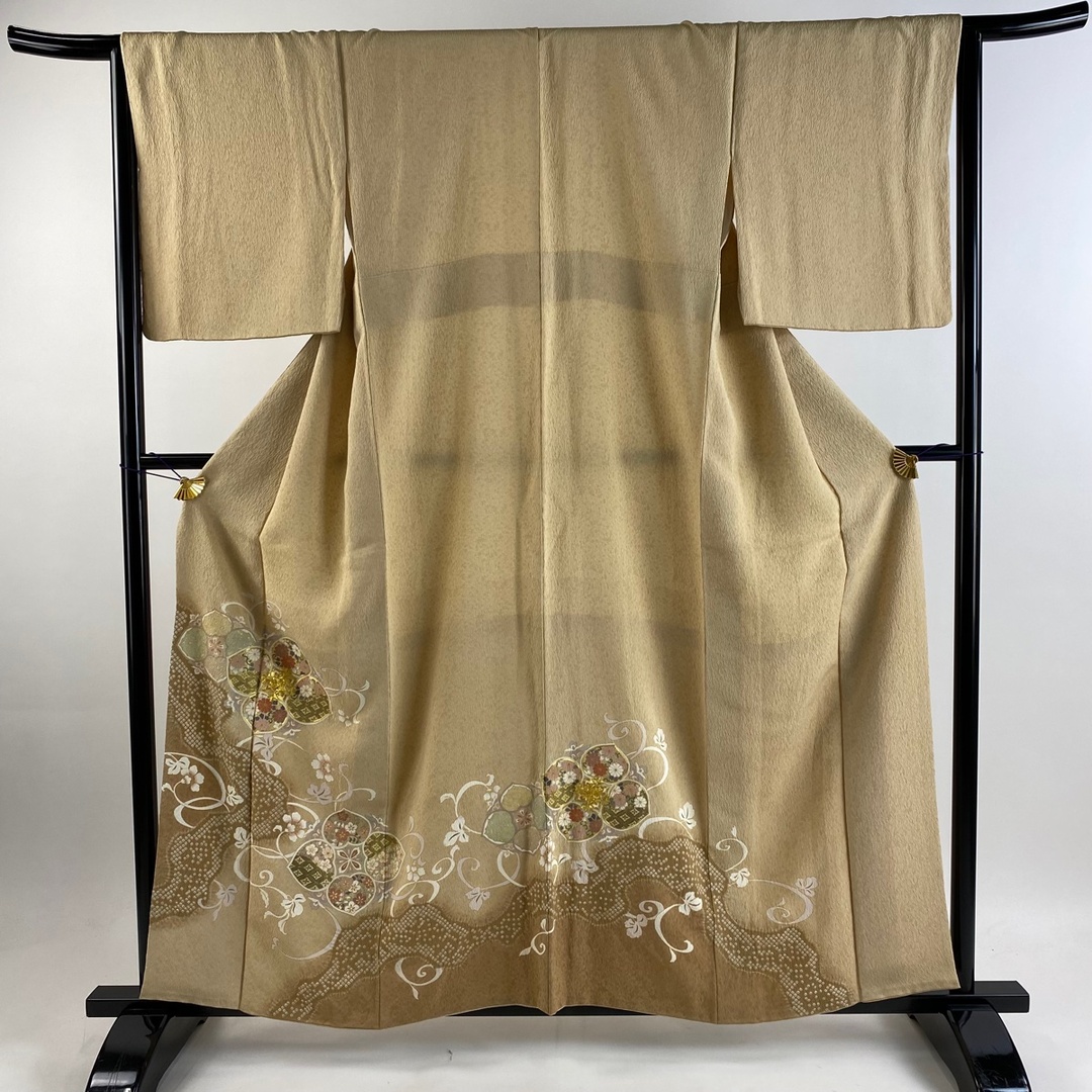 色留袖 身丈158cm 裄丈64cm 正絹 秀品 【中古】 レディースの水着/浴衣(着物)の商品写真