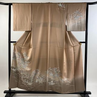 訪問着 身丈155.5cm 裄丈62cm 正絹 美品 秀品 【中古】(着物)