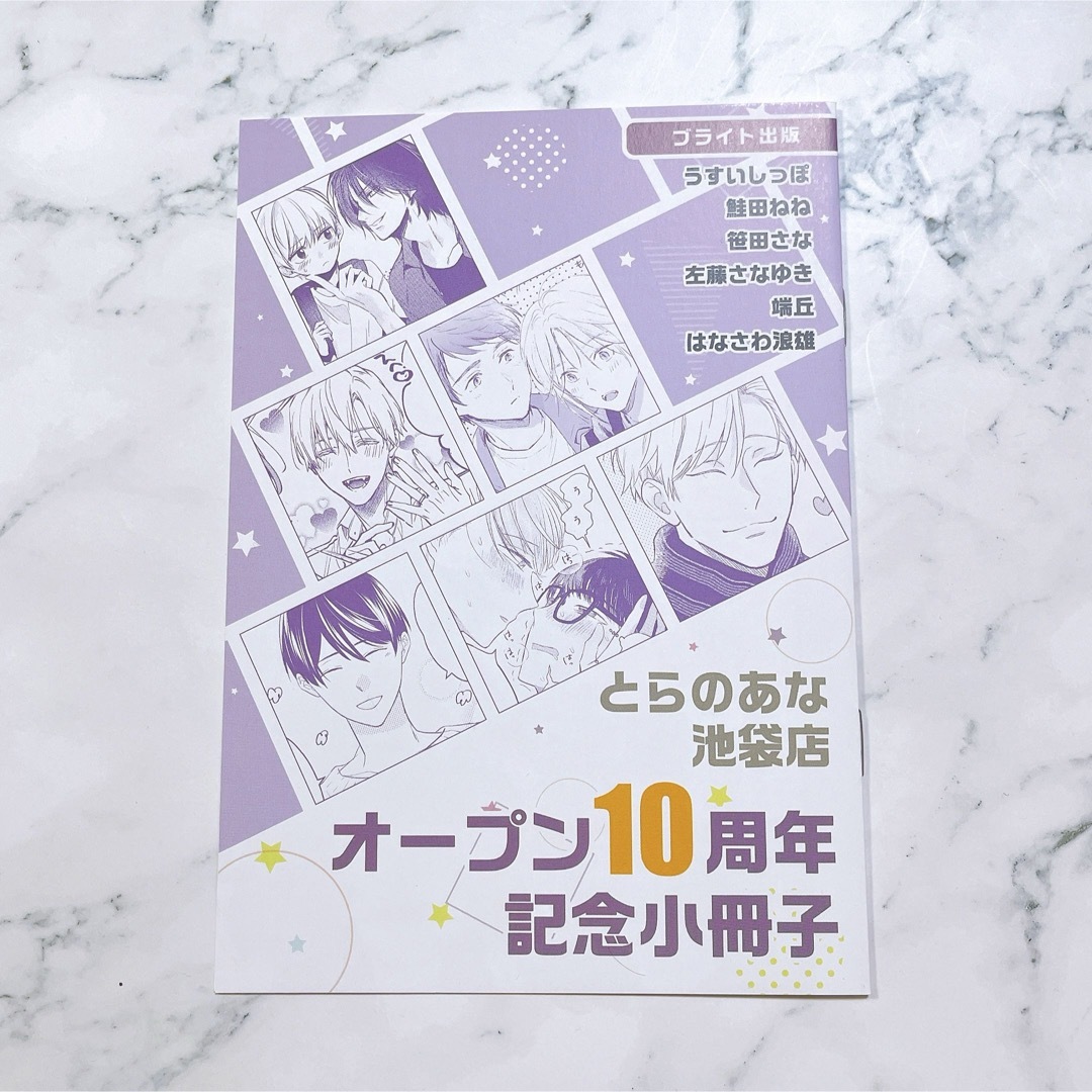 とらのあな 池袋店 オープン10周年 記念小冊子   【B】 ブライト出版 BL エンタメ/ホビーの漫画(ボーイズラブ(BL))の商品写真