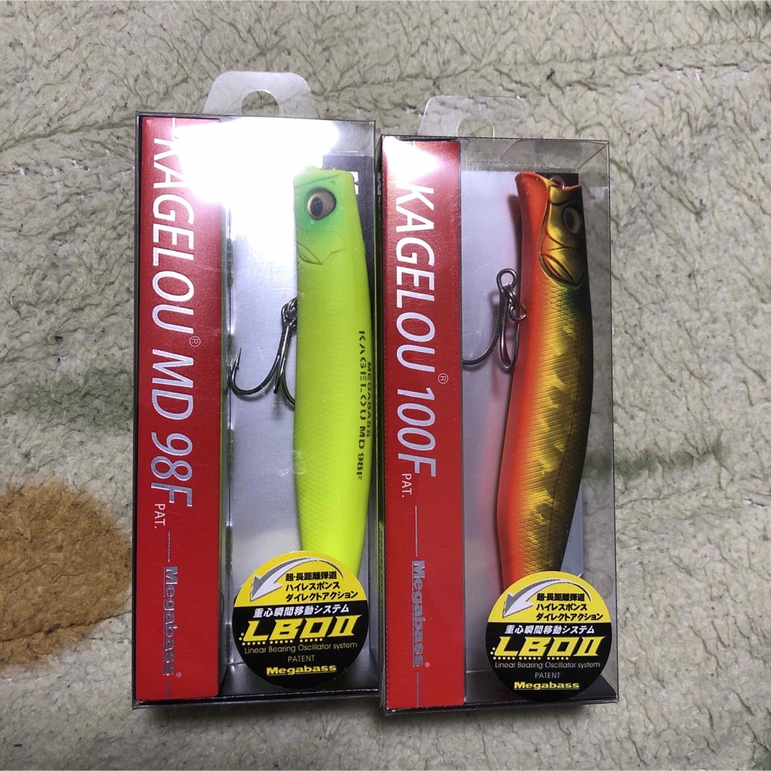 Megabass(メガバス)のメガバス カゲロウ98F & 100F スポーツ/アウトドアのフィッシング(ルアー用品)の商品写真