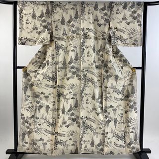 小紋 身丈159cm 裄丈63cm 正絹 美品 秀品 【中古】(着物)