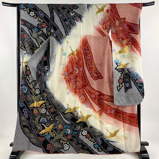 振袖 身丈165.5cm 裄丈67cm 正絹 名品 【中古】(着物)