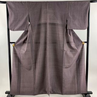 お召 身丈161.5cm 裄丈65cm 正絹 名品 【中古】(着物)