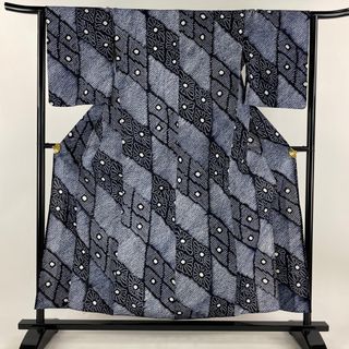 浴衣 身丈155.5cm 裄丈64.5cm 綿 名品 【中古】(浴衣)