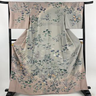 訪問着 身丈164cm 裄丈66cm 正絹 美品 逸品 【中古】(着物)