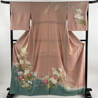 訪問着 身丈166cm 裄丈67cm 正絹 美品 逸品 【中古】(着物)