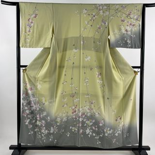 訪問着 身丈154.5cm 裄丈64cm 正絹 美品 逸品 【中古】(着物)