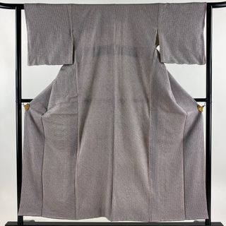 小紋 身丈153cm 裄丈62cm 正絹 優品 【中古】(着物)