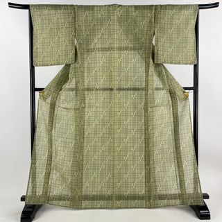 紬 身丈166cm 裄丈65.5cm 正絹 逸品 【中古】(着物)