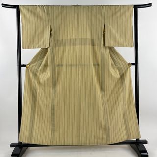 お召 身丈158.5cm 裄丈64cm 正絹 美品 逸品 【中古】(着物)