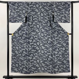 小紋 身丈150cm 裄丈63cm 正絹 美品 逸品 【中古】(着物)