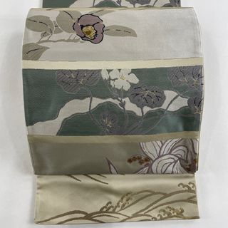 袋帯 美品 名品 六通 正絹 【中古】(帯)