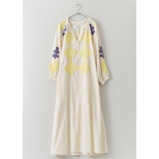サラマリカ　Cotton Flower Patchwork Dress　ヌキテパ