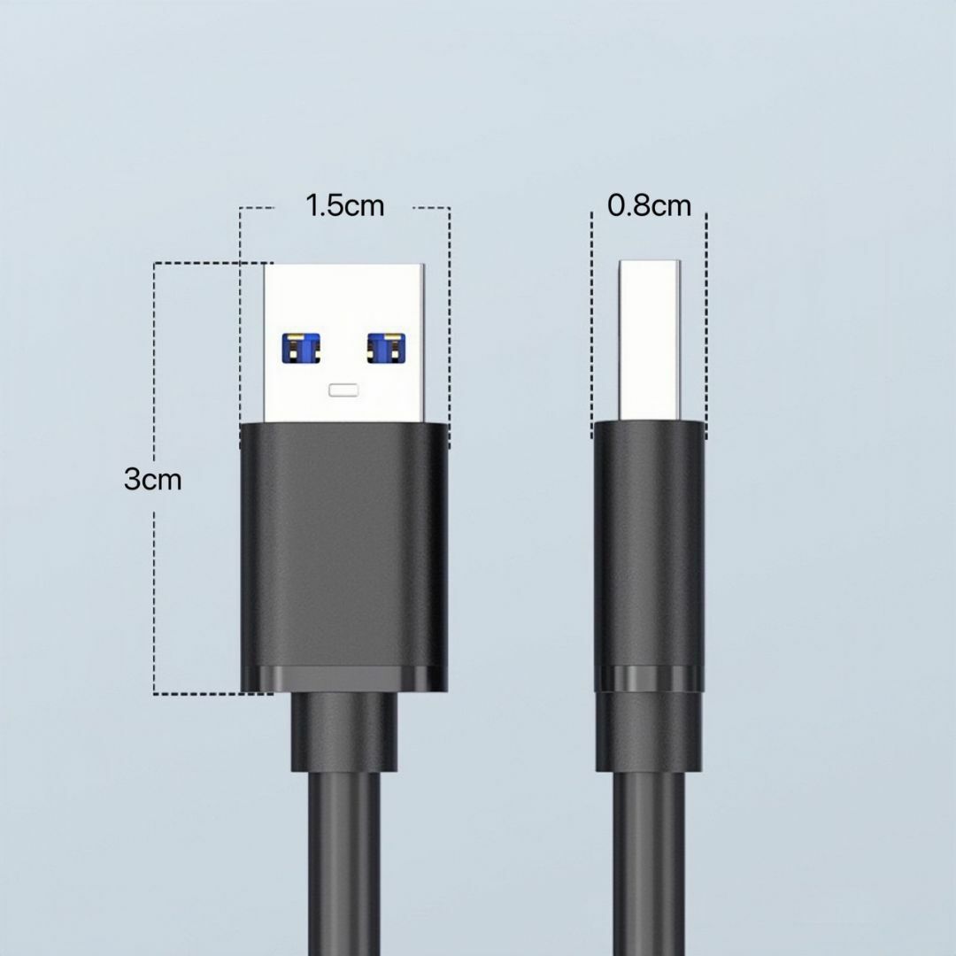 USB オス オス ケーブル USB-A USB-A ケーブル 充電 1m スマホ/家電/カメラのスマホアクセサリー(その他)の商品写真