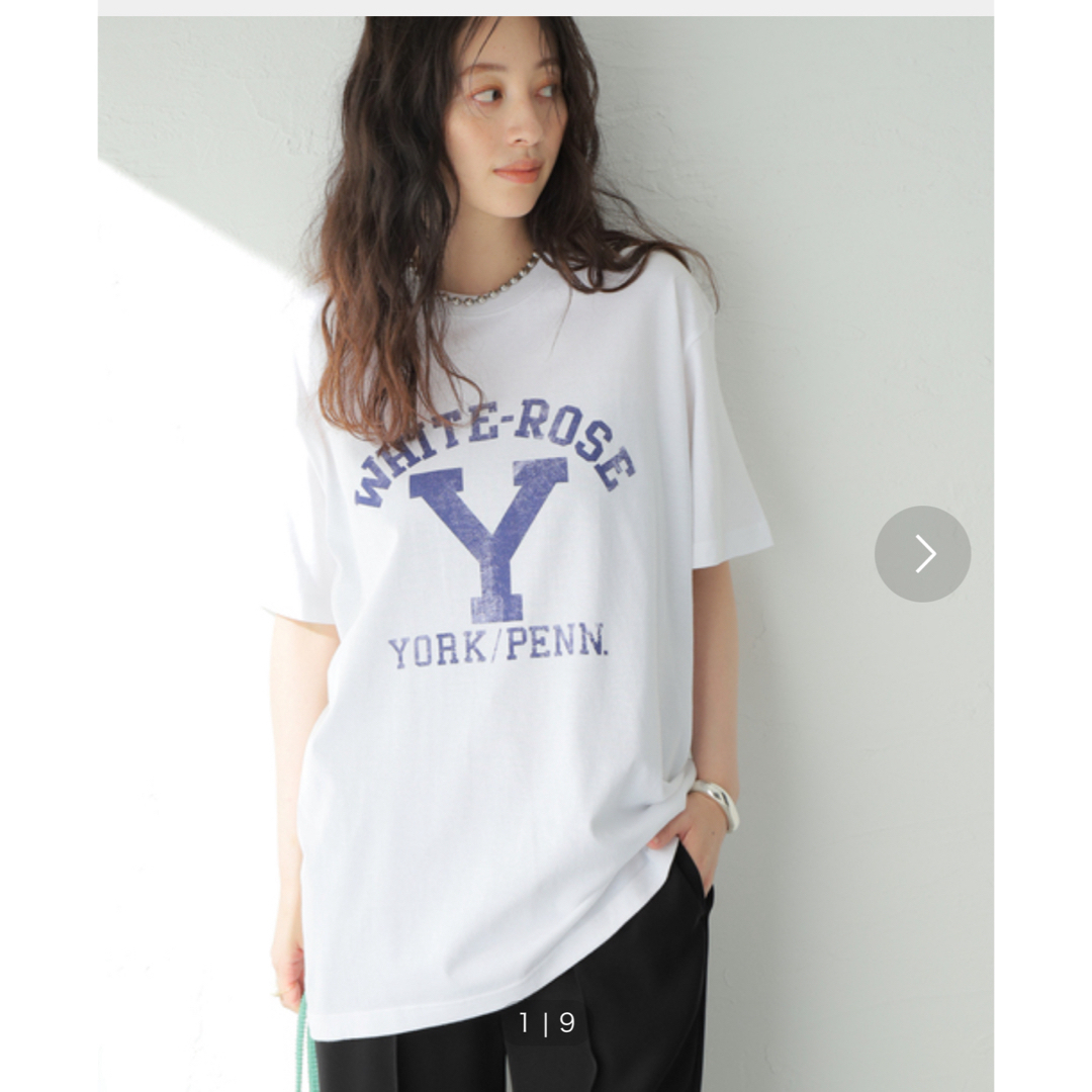 JOURNAL STANDARD(ジャーナルスタンダード)のJOURNAL STANDARD  ＹロゴＴシャツ レディースのトップス(Tシャツ(半袖/袖なし))の商品写真