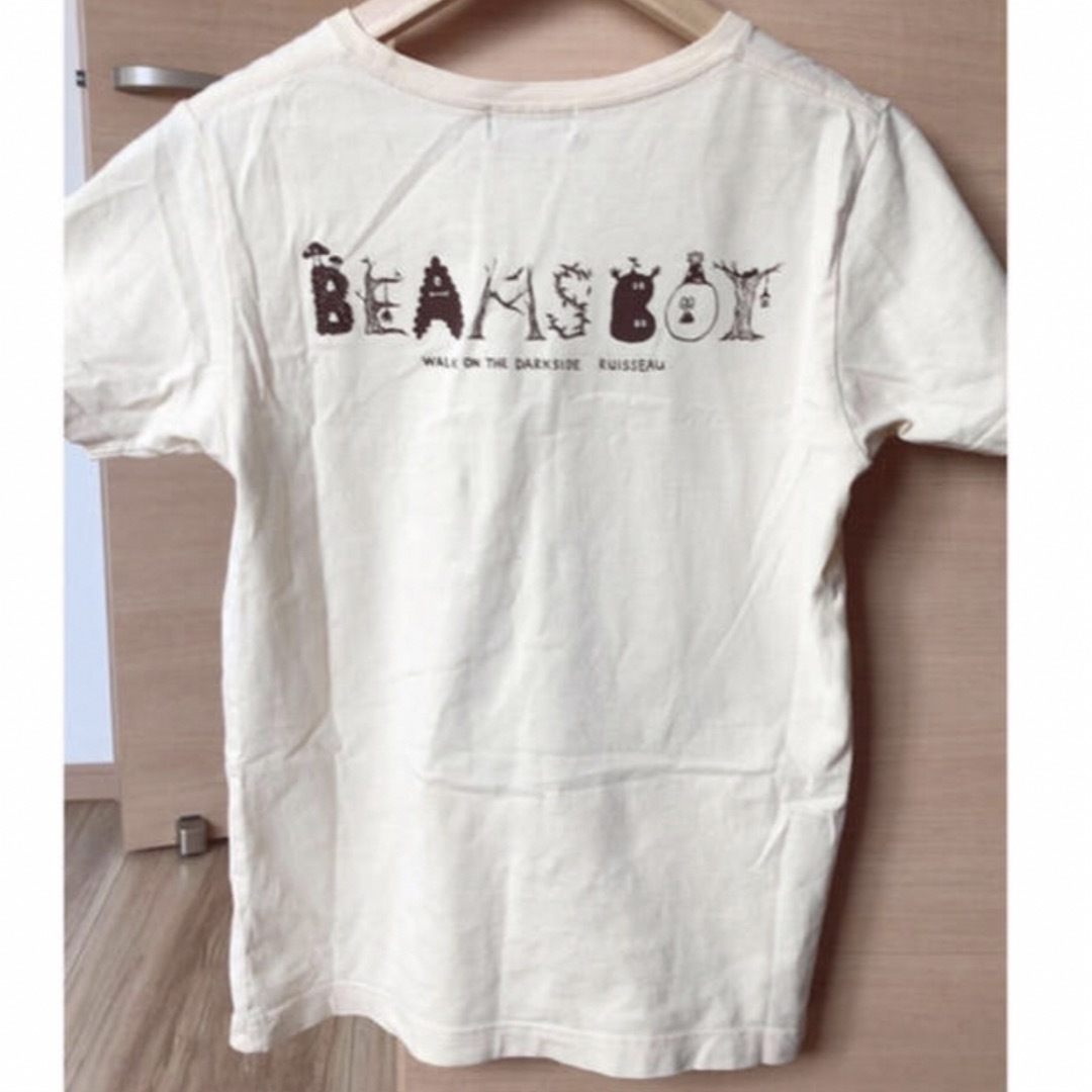 BEAMS BOY(ビームスボーイ)の値下げ★ビームスボーイ★くまさん Tシャツ クリーム色 レディースのトップス(Tシャツ(半袖/袖なし))の商品写真