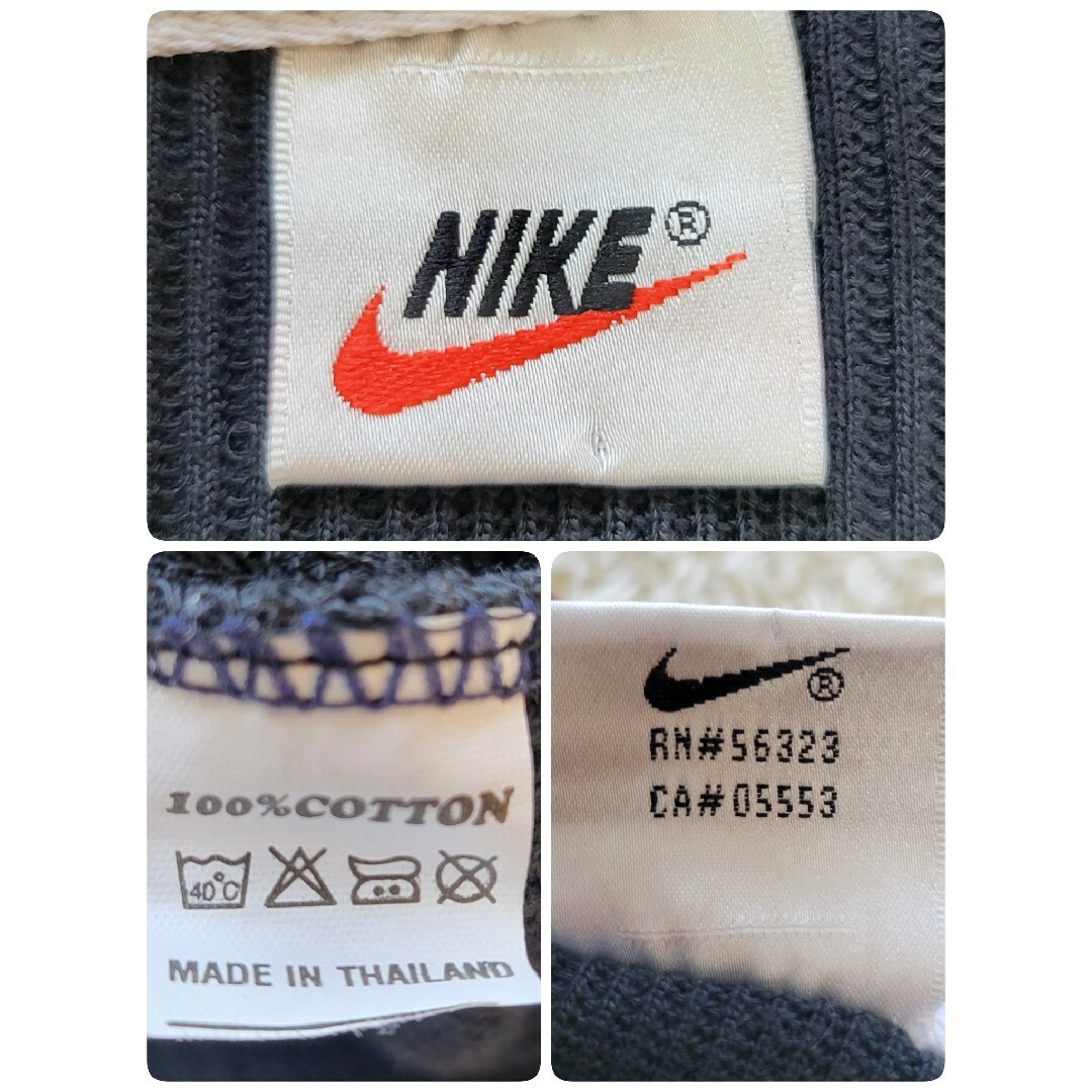 NIKE(ナイキ)の【希少名品90S】XL ～2XL 　ナイキ　コットンニット　ポロシャツ　刺繍 メンズのトップス(ポロシャツ)の商品写真