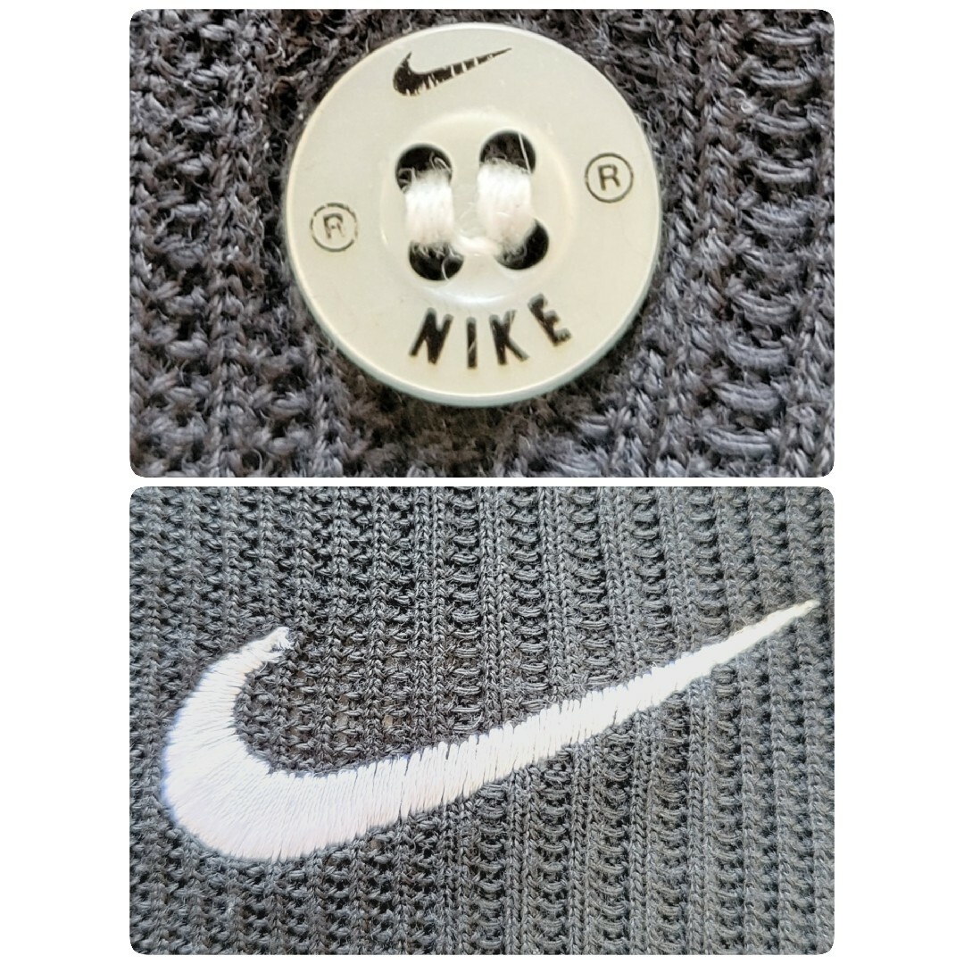 NIKE(ナイキ)の【希少名品90S】XL ～2XL 　ナイキ　コットンニット　ポロシャツ　刺繍 メンズのトップス(ポロシャツ)の商品写真