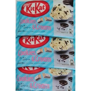 ネスレ(Nestle)のキットカットクッキー＆クリーム　3袋(菓子/デザート)