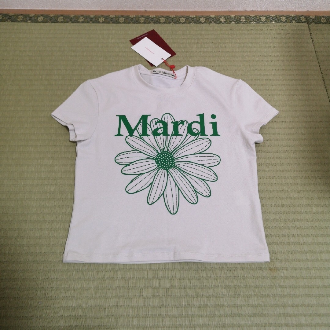 mardi クロップドTシャツ レディースのトップス(Tシャツ(半袖/袖なし))の商品写真