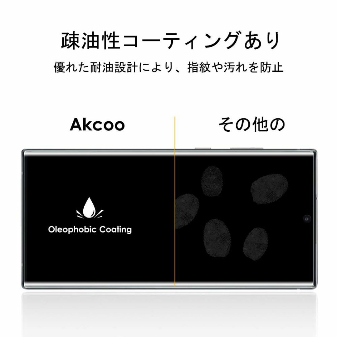 Galaxy Note10フィルム【3枚入】UV全面吸着 Akcoo note  スマホ/家電/カメラのスマホアクセサリー(その他)の商品写真