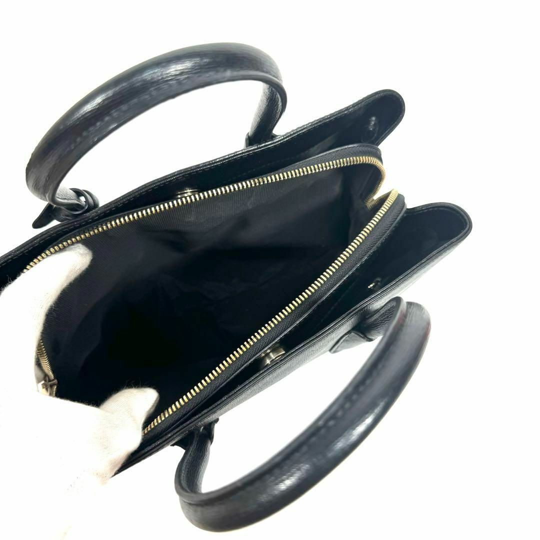 Furla(フルラ)のフルラ FURLA テッサ スモール ハンドバッグ サフィアーノレザー ブラック レディースのバッグ(ハンドバッグ)の商品写真