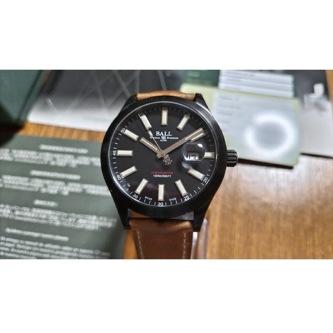 BALL(ボール)の美品　正規　箱付き　ボールウォッチ クロノメーター エンジニア グリーンベレー メンズの時計(腕時計(アナログ))の商品写真