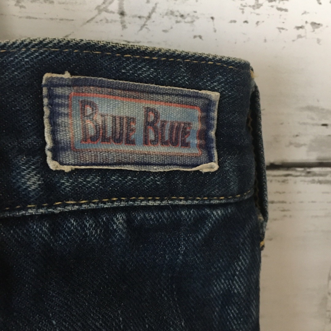 BLUE BLUE(ブルーブルー)の【希少】ブルーブルー BLUEBLUE ジーパン デニムパンツ ウエスト76  メンズのパンツ(デニム/ジーンズ)の商品写真