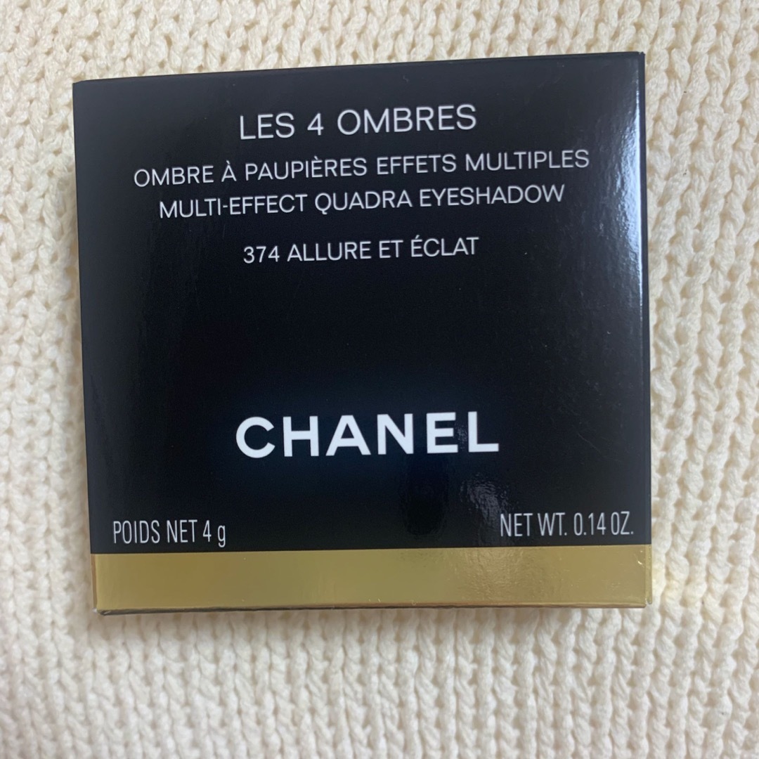 CHANEL(シャネル)のシャネル レキャトル オンブル 374 アリュール エ エクラ 限定 コスメ/美容のベースメイク/化粧品(アイシャドウ)の商品写真