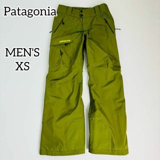 パタゴニア(patagonia)のパタゴニア ゴアテックス パウダーボウルパンツ レインウェア 登山用品 カーキ(ウエア/装備)