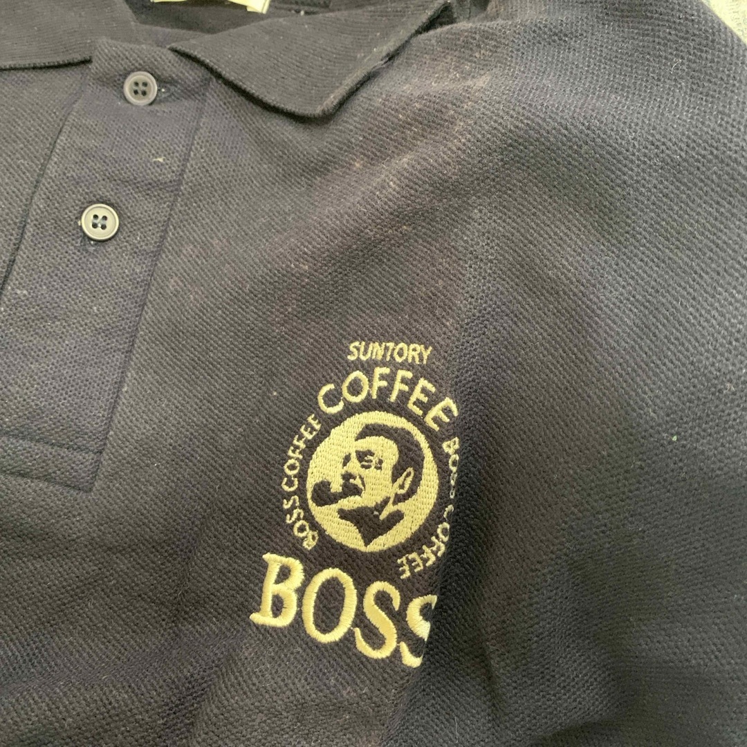 サントリー(サントリー)の値下げ中❗サントリー BOSS ポロシャツ 半袖で 黒 メンズのトップス(ポロシャツ)の商品写真