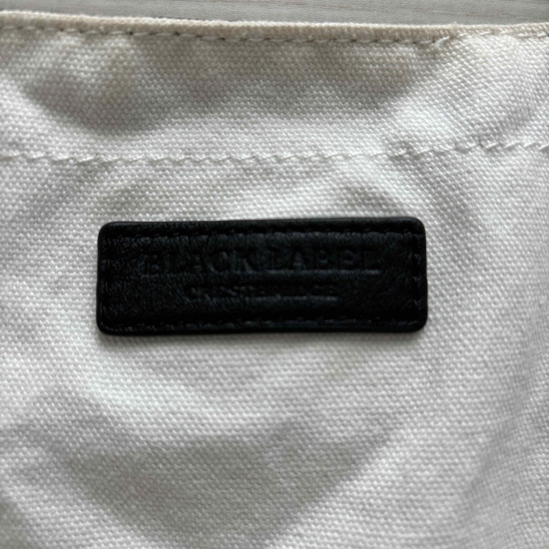BURBERRY BLACK LABEL(バーバリーブラックレーベル)のブラックレーベル　クレストブリッジ　エコバッグ　デニムトートバッグ メンズのバッグ(トートバッグ)の商品写真