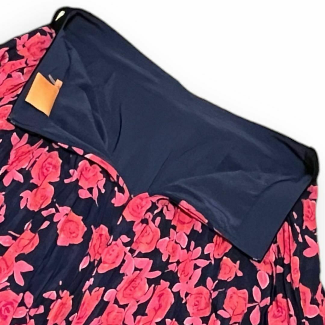 Tory Burch(トリーバーチ)のTORY BURCH トリーバーチ スカート 花柄 シルク 100%プリーツ レディースのスカート(ひざ丈スカート)の商品写真