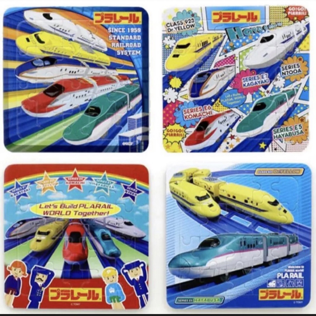 Takara Tomy(タカラトミー)のタカラトミー パズル トミカパズル プラレールパズル 4種類　206 キッズ/ベビー/マタニティのおもちゃ(知育玩具)の商品写真