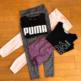 プーマ(PUMA)のフィットネスウエア5点セット(ヨガ)