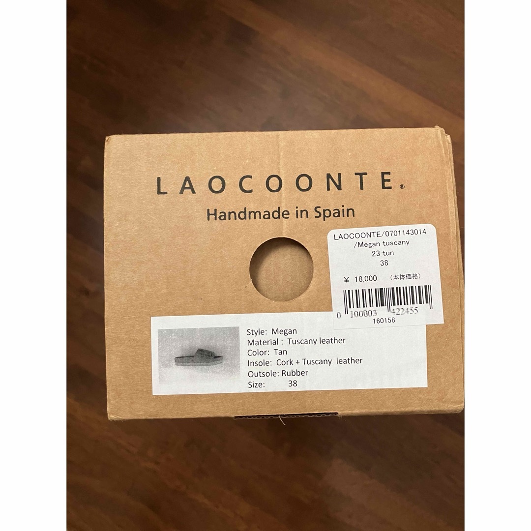 新品未使用　LAOCOONTE ラオコンテ サンダル　サイズ38 レディースの靴/シューズ(サンダル)の商品写真