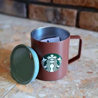 スターバックス(Starbucks)のスターバックス ★ ステンレス ブラウン デビー マグカップ(グラス/カップ)