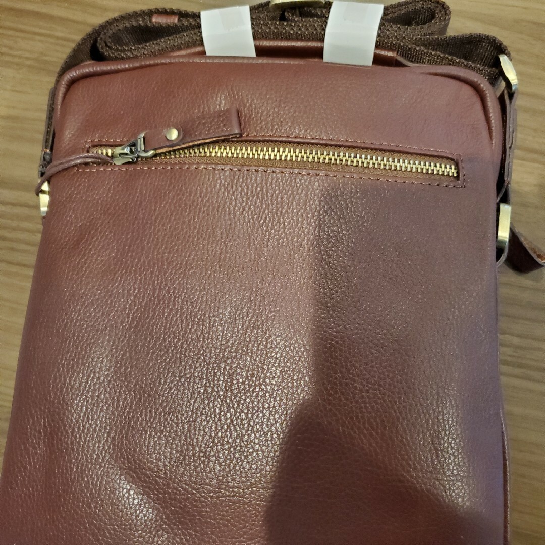 新品*茶色ショルダー(取っ手付) メンズのバッグ(ショルダーバッグ)の商品写真