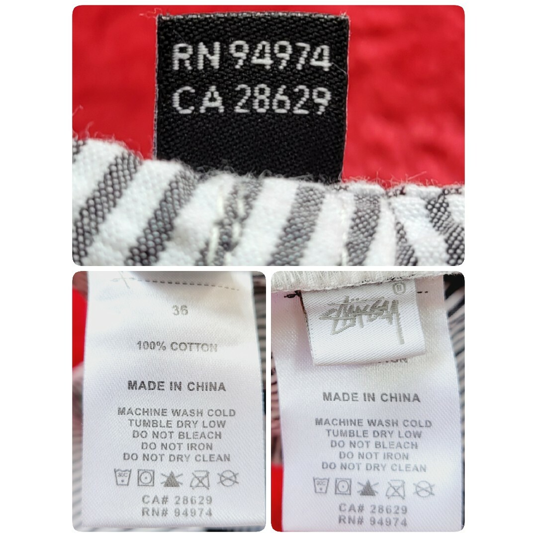 STUSSY - 【希少】サイズ36 ステューシー ダブルニー シア STUSSY - 【希少】サイズ36 ステューシー ダブルニー シア