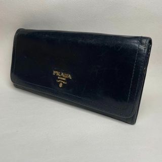 プラダ(PRADA)の【 PRADA 】 プラダ レザー 長財布(財布)