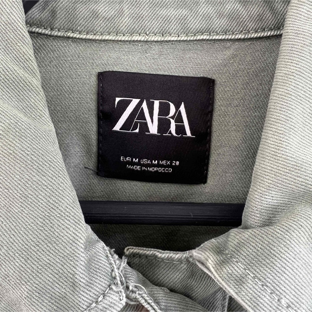 ZARA(ザラ)のZARA  ショート丈 デニムジャケット レディースのジャケット/アウター(Gジャン/デニムジャケット)の商品写真